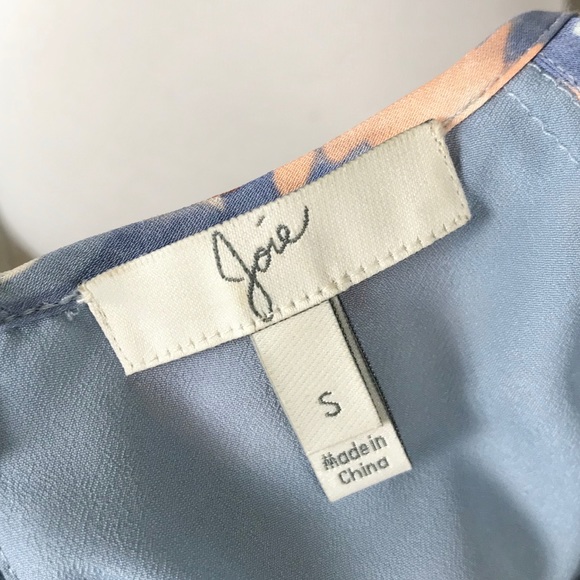 Joie S Floral 100% Silk Bell Sleeve Mani Romper - Picture 5 of 8